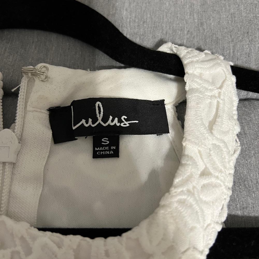 Lulu's Love Poem Ivory Lace Mini Dress - Picture 6 of 9